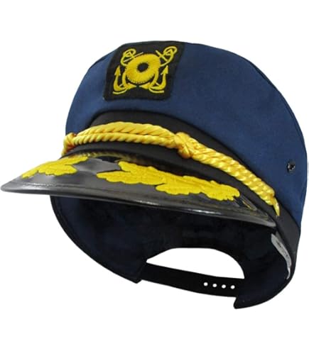 Sailor Ship Yacht Boat Captain Hat Navy Marines Admiral Cap Hat